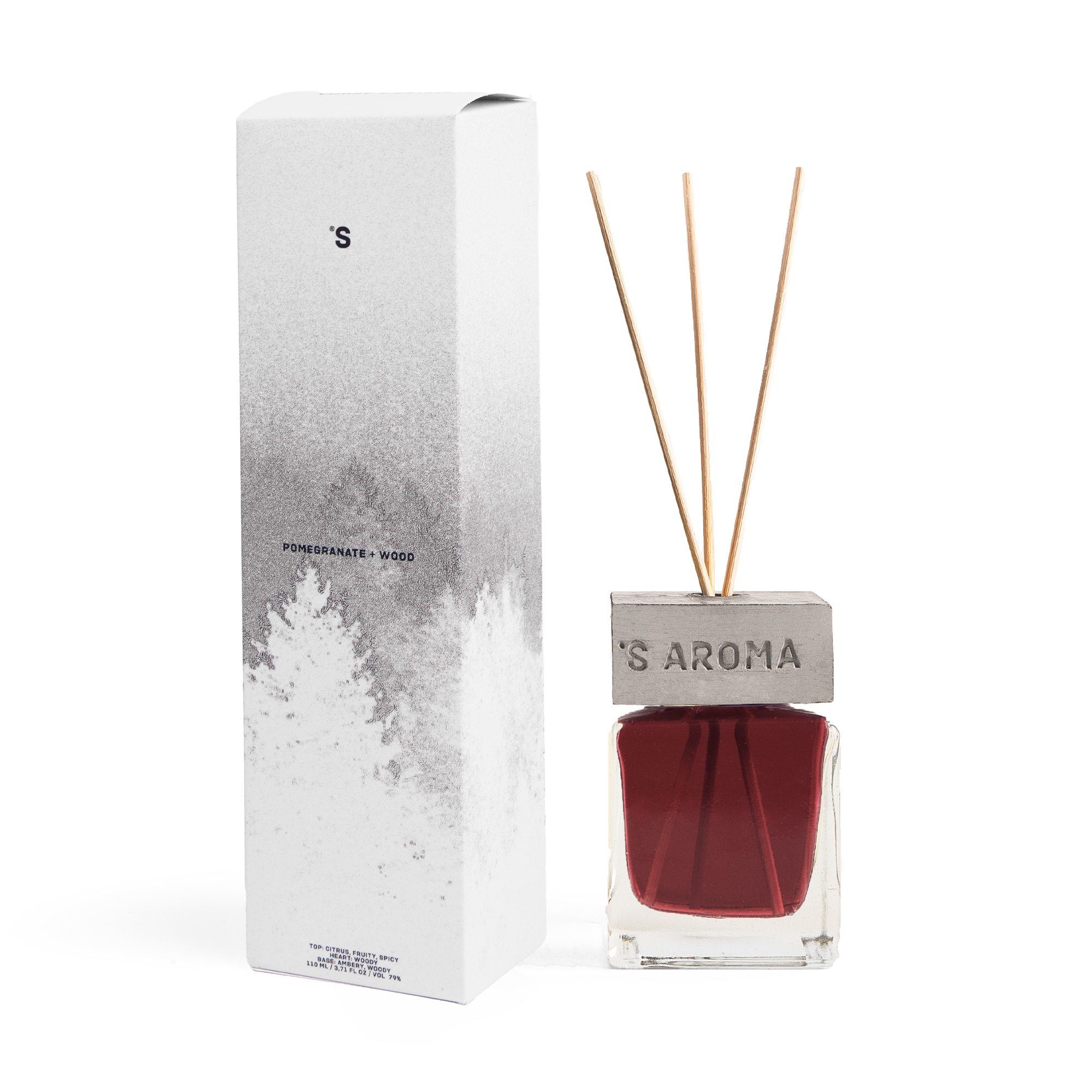 Аромадифузор для дому Sister's Aroma Pomegranate + Wood, 110 мл